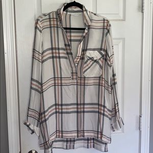 Plaid tunic